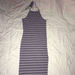 Sleeveless Halter Top Summer Dress